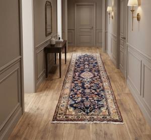 3'3x10'4 Hand Knotted Tribal Oriental Wool Runner Rug