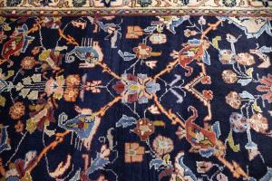 3'3x10'4 Hand Knotted Tribal Oriental Wool Runner Rug