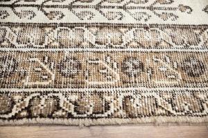 3'1x11'5 Hand Knotted Floral Oriental Wool Runner Rug
