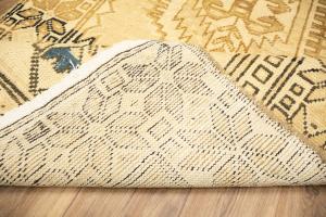 3'2x10'0 Hand Knotted Floral Oriental Wool Runner Rug