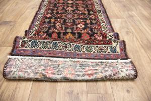 2'5x15'8 Hand Knotted Floral Tribal Oriental Wool Runner Rug