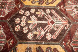 2'8x9'5 Hand Knotted Tribal Oriental Wool Runner Rug