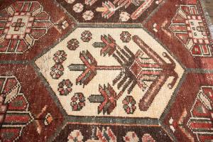 2'8x9'5 Hand Knotted Tribal Oriental Wool Runner Rug