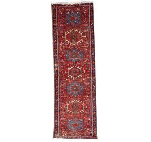 2'9x9'0 Hand Knotted Tribal Oriental Wool Runner Rug