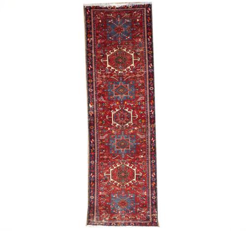 2'9x9'0 Hand Knotted Tribal Oriental Wool Runner Rug