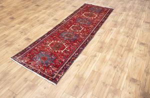 2'9x9'0 Hand Knotted Tribal Oriental Wool Runner Rug