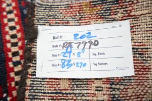 2'9x9'0 Hand Knotted Tribal Oriental Wool Runner Rug