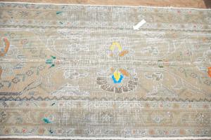 1'7x9'1 Hand Knotted Tribal Floral Oriental Wool Runner Rug