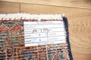 3'4x9'11 Hand Knotted Tribal Geometric Oriental Wool Runner Rug