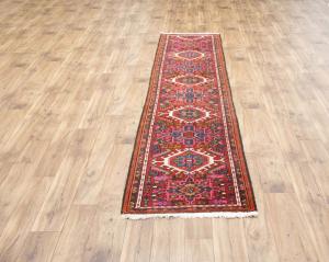 2'3x9'6 Hand Knotted Tribal Geometric Oriental Wool Runner Rug