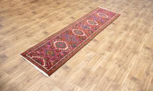 2'3x9'6 Hand Knotted Tribal Geometric Oriental Wool Runner Rug