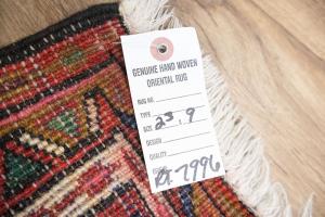 2'3x9'6 Hand Knotted Tribal Geometric Oriental Wool Runner Rug