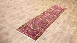 2'3x9'6 Hand Knotted Tribal Geometric Oriental Wool Runner Rug