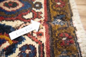 3'7x12'3 Hand Knotted Floral Tribal Oriental Wool Runner Rug