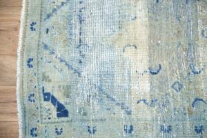 3'5x10'0 Hand Knotted Tribal Floral Oriental Wool Runner Rug
