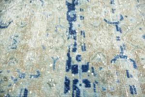 3'5x10'0 Hand Knotted Tribal Floral Oriental Wool Runner Rug