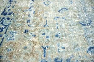 3'5x10'0 Hand Knotted Tribal Floral Oriental Wool Runner Rug