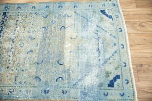 3'5x10'0 Hand Knotted Tribal Floral Oriental Wool Runner Rug