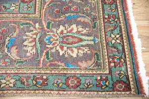 7'10x11'5 Hand Knotted Floral Classic Oriental Wool Rug