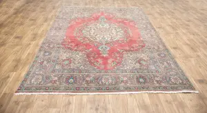7'10x11'5 Hand Knotted Floral Classic Oriental Wool Rug