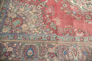 7'10x11'5 Hand Knotted Floral Classic Oriental Wool Rug