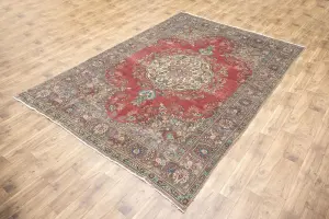 7'10x11'5 Hand Knotted Floral Classic Oriental Wool Rug