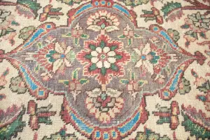 7'10x11'5 Hand Knotted Floral Classic Oriental Wool Rug