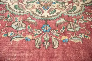 7'10x11'5 Hand Knotted Floral Classic Oriental Wool Rug