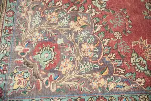 7'10x11'5 Hand Knotted Floral Classic Oriental Wool Rug