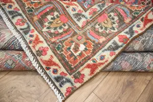 9'1x11'8 Hand Knotted Floral Classic Oriental Wool Rug