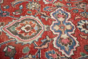 9'1x11'8 Hand Knotted Floral Classic Oriental Wool Rug