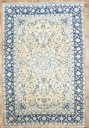 8'3x12'2 Hand Knotted Floral Classic Oriental Wool Rug
