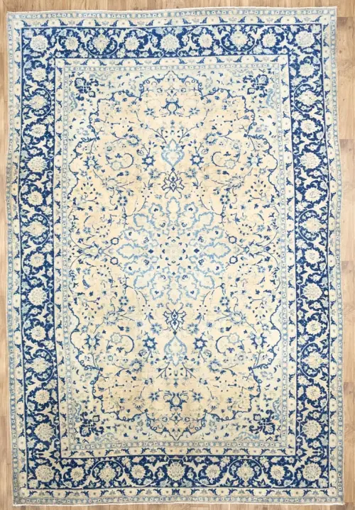 8'3x12'2 Hand Knotted Floral Classic Oriental Wool Rug