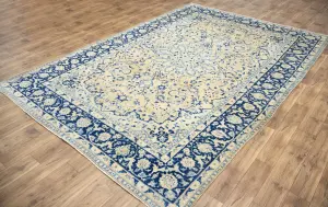 8'3x12'2 Hand Knotted Floral Classic Oriental Wool Rug