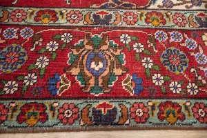 7'4x10'8 Hand Knotted Floral Classic Oriental Wool Rug
