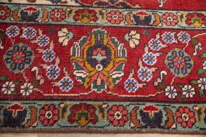 7'4x10'8 Hand Knotted Floral Classic Oriental Wool Rug