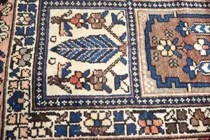 8'9x10'5 Hand Knotted Geometric Classic Oriental Wool Rug