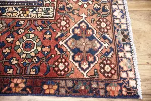 8'9x10'5 Hand Knotted Geometric Classic Oriental Wool Rug