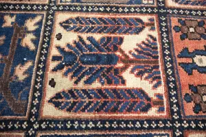 8'9x10'5 Hand Knotted Geometric Classic Oriental Wool Rug