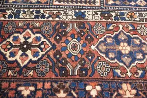 8'9x10'5 Hand Knotted Geometric Classic Oriental Wool Rug