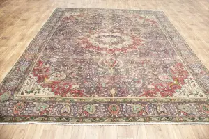 9'9x12'5 Hand Knotted Geometric Classic Oriental Wool Rug