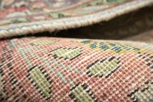 9'9x12'5 Hand Knotted Geometric Classic Oriental Wool Rug