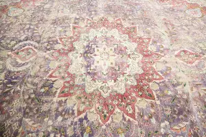 9'9x12'5 Hand Knotted Geometric Classic Oriental Wool Rug
