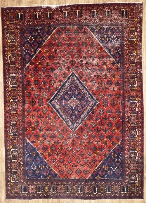 9'3x12'9 Hand Knotted Floral Classic Oriental Wool Rug