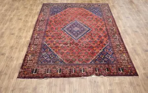 9'3x12'9 Hand Knotted Floral Classic Oriental Wool Rug