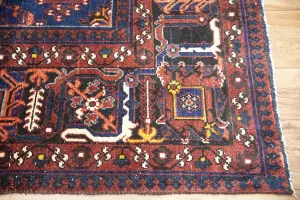 9'3x12'9 Hand Knotted Floral Classic Oriental Wool Rug