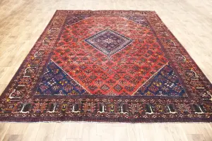 9'3x12'9 Hand Knotted Floral Classic Oriental Wool Rug