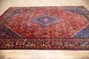 9'3x12'9 Hand Knotted Floral Classic Oriental Wool Rug