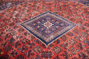 9'3x12'9 Hand Knotted Floral Classic Oriental Wool Rug