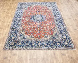 9'5x13'10 Hand Knotted Floral Classic Oriental Wool Rug